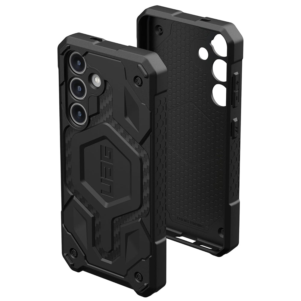 MagSafe-Hülle für Samsung Galaxy S24 S921, Urban Armor Gear, Monarch Pro Carbon, Schwarz