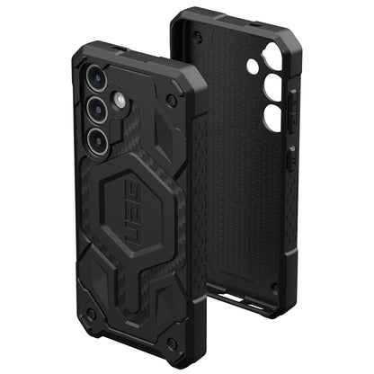 MagSafe-Hülle für Samsung Galaxy S24 S921, Urban Armor Gear, Monarch Pro Carbon, Schwarz