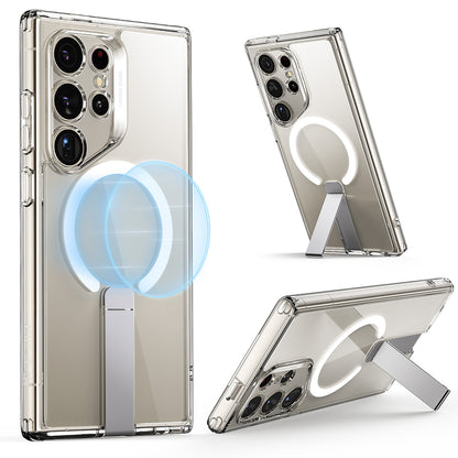 MagSafe Hülle für Samsung Galaxy S24 Ultra S928, ESR, Boost Flickstand, Transparent
