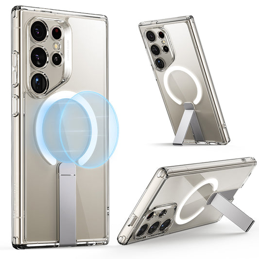 MagSafe Hülle für Samsung Galaxy S24 Ultra S928, ESR, Boost Flickstand, Transparent