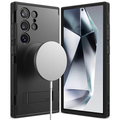 MagSafe-Hülle für Samsung Galaxy S24 Ultra S928, Ringke, Alles, Schwarz