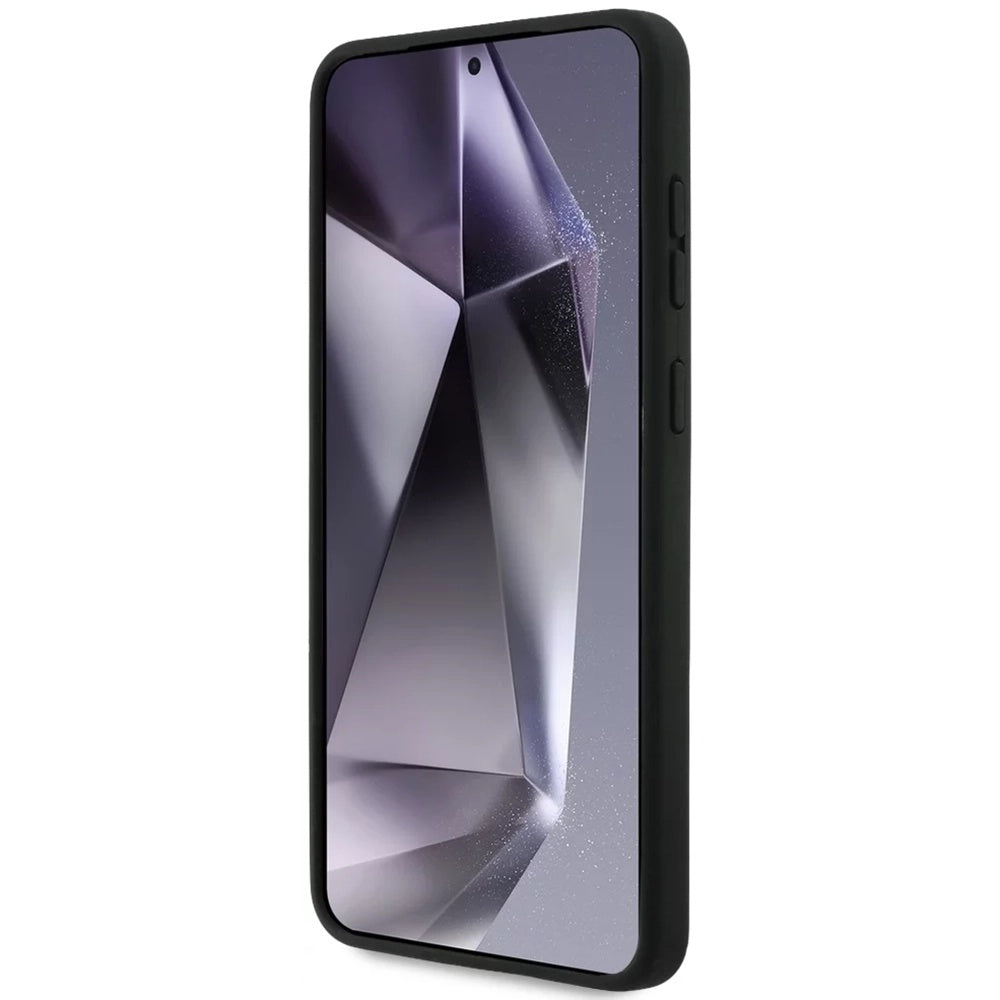 MagSafe Hülle für Samsung Galaxy S25 Edge S937, Karl Lagerfeld, Silicone Double Heads, Schwarz