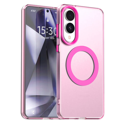 MagSafe-Hülle für Samsung Galaxy S25 Edge S937, Techsuit, CandyCase, Rosa