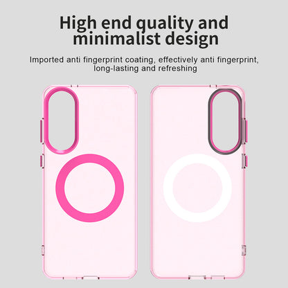 MagSafe-Hülle für Samsung Galaxy S25 Edge S937, Techsuit, CandyCase, Rosa