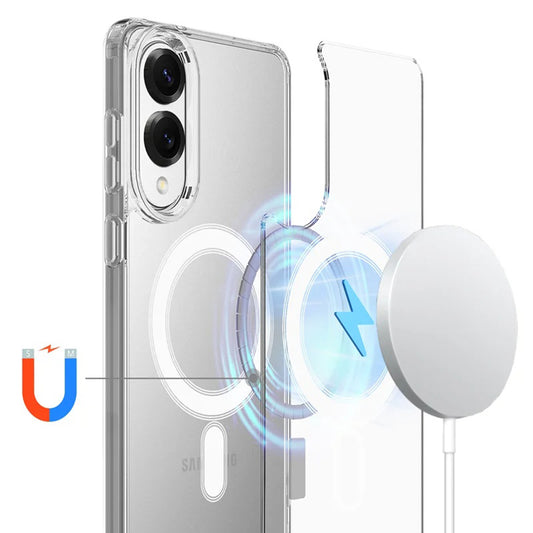 MagSafe-Hülle für Samsung Galaxy S25 Edge S937, Techsuit, Pro, Transparent