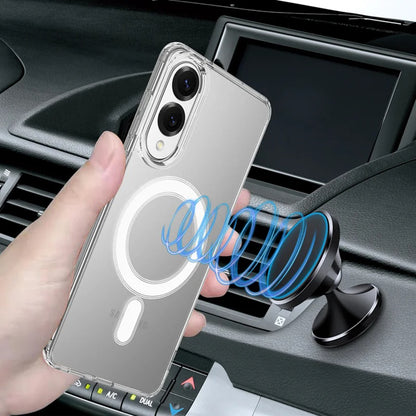 MagSafe Case for Samsung Galaxy S25 Edge S937, Techsuit, Pro, Transparent
