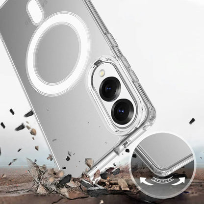 MagSafe Case for Samsung Galaxy S25 Edge S937, Techsuit, Pro, Transparent