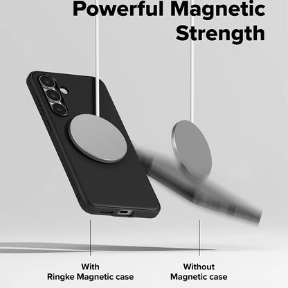 MagSafe-Hülle für Samsung Galaxy S25 FE, Ringke, Onyx, Schwarz