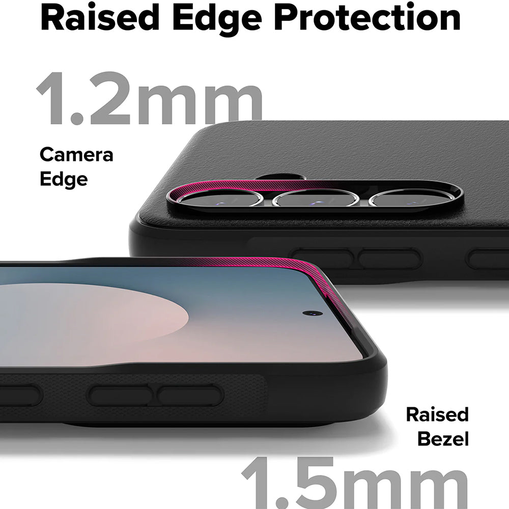 MagSafe-Hülle für Samsung Galaxy S25 FE, Ringke, Onyx, Schwarz