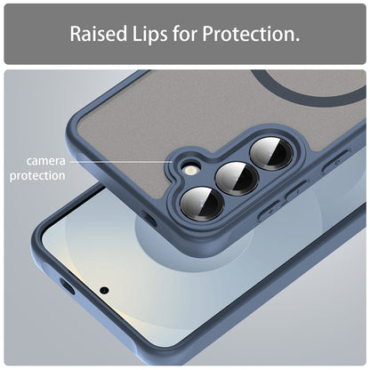 MagSafe-Hülle für Samsung Galaxy S25 FE, Techsuit, HaloFrost II, Marineblau