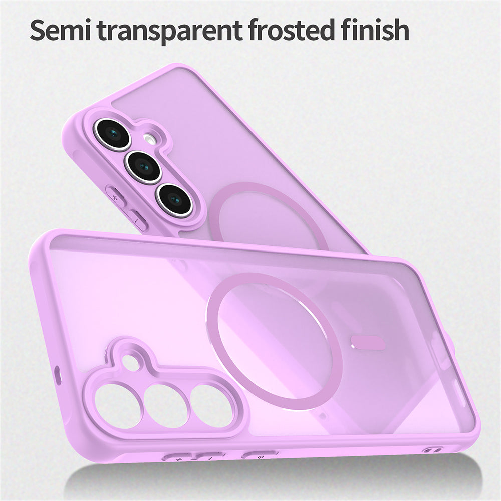 MagSafe-Hülle für Samsung Galaxy S25 FE, Techsuit, HaloFrost II, Rosa