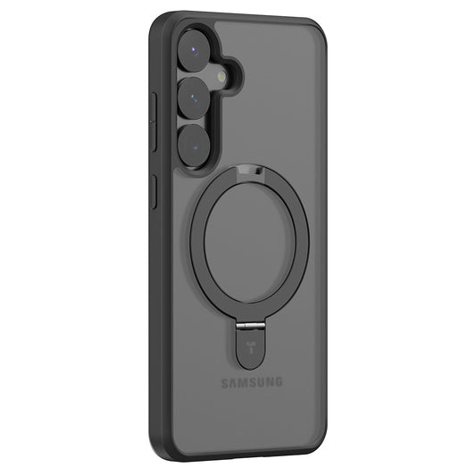 MagSafe Hülle für Samsung Galaxy S25+ S936, Torras, Ostand, Schwarz