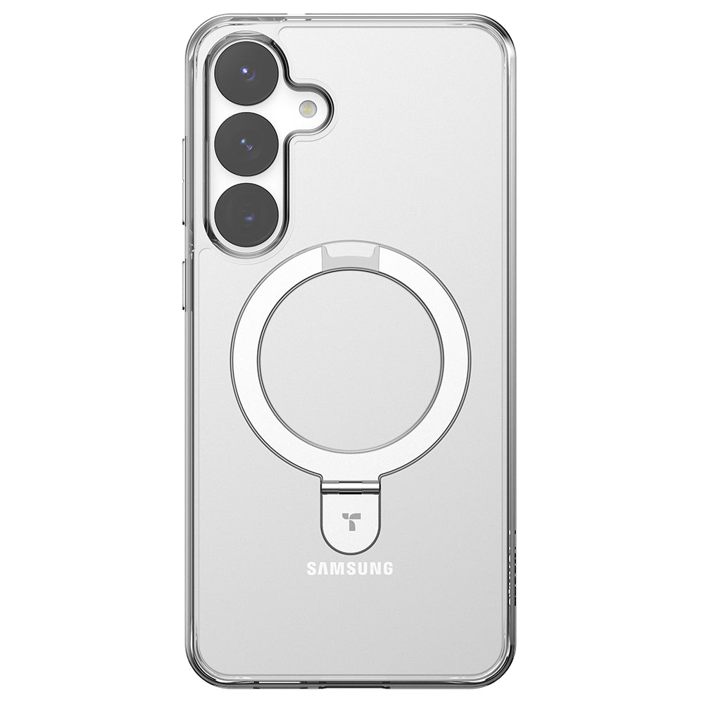 MagSafe Hülle für Samsung Galaxy S25+ S936, Torras, Ostand, Transparent
