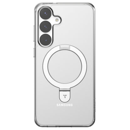 MagSafe Hülle für Samsung Galaxy S25+ S936, Torras, Ostand, Transparent