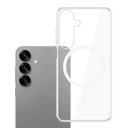 MagSafe-Hülle für Samsung Galaxy S25 S931, 3MK, Clear MagCase, Transparent