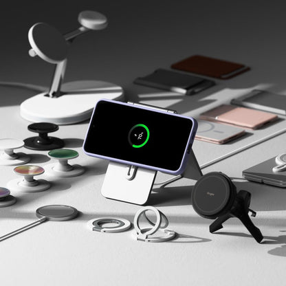 MagSafe-Hülle für Samsung Galaxy S25 S931, Ringke, Silikon, Schwarz