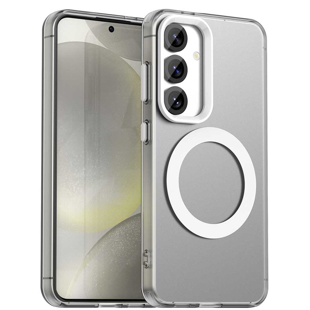 MagSafe Case for Samsung Galaxy S25 S931 / S24 S921, Techsuit, CandyCase, White