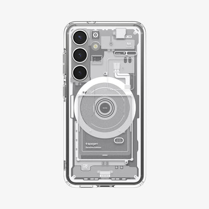 MagSafe Hülle für Samsung Galaxy S25 S931, Spigen, Ultra Hybrid Zero One, Weiß ACS09004