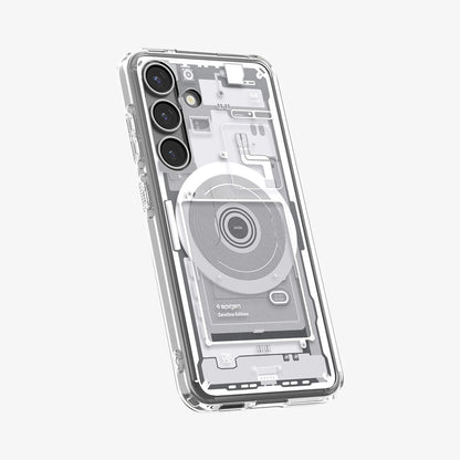 MagSafe Hülle für Samsung Galaxy S25 S931, Spigen, Ultra Hybrid Zero One, Weiß ACS09004