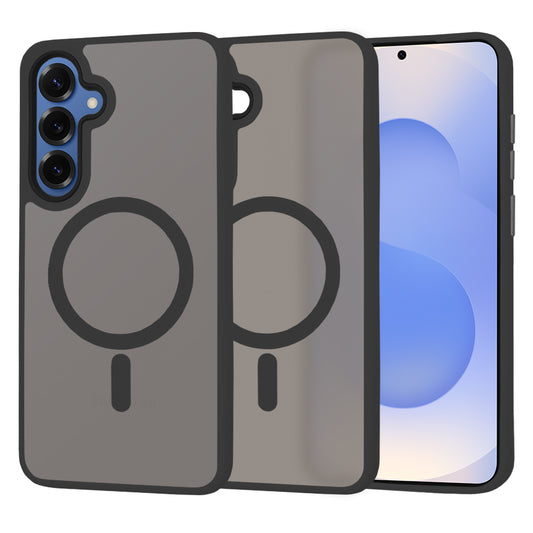 MagSafe Hülle für Samsung Galaxy S25 S931, Techsuit, HaloFrost, Schwarz