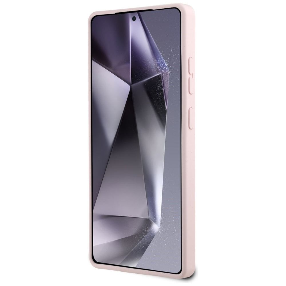 MagSafe Hülle für Samsung Galaxy S25 Ultra S938, Karl Lagerfeld, Silicone Double Heads, Rosa