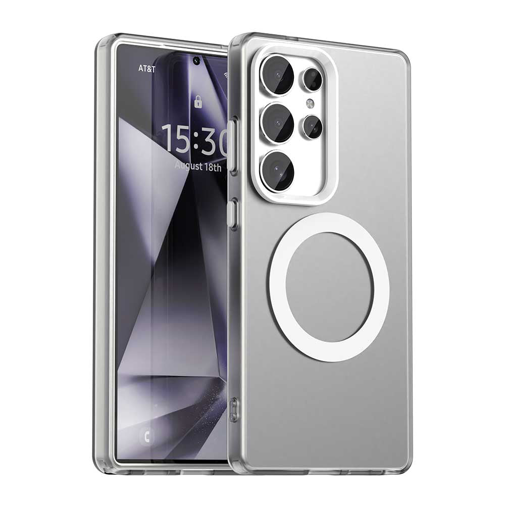 MagSafe Case for Samsung Galaxy S25 Ultra S938, Techsuit, CandyCase, White