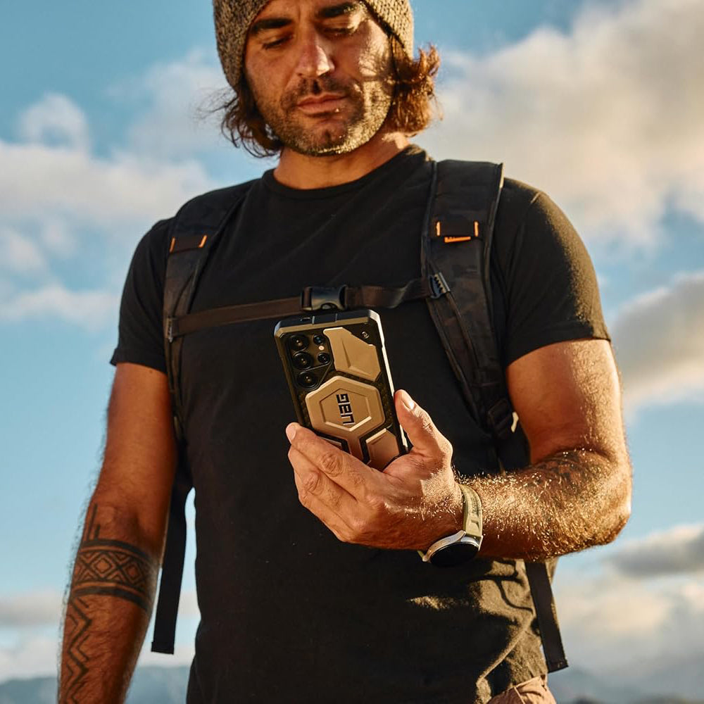 MagSafe Case for Samsung Galaxy S25 Ultra S938, Urban Armor Gear, Monarch Pro Kevlar, Black