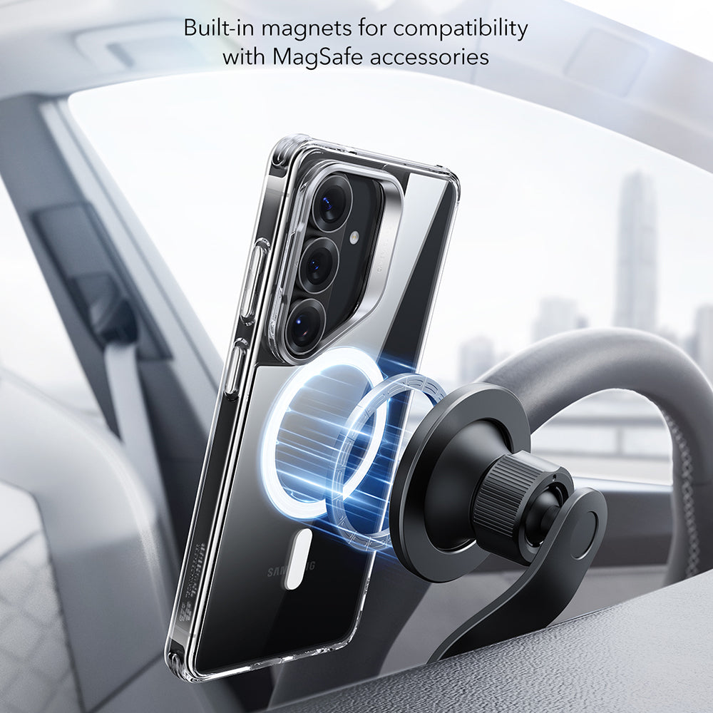 MagSafe Hülle für Samsung Galaxy S26, ESR, Classic Hybrid Kickstand, Transparent