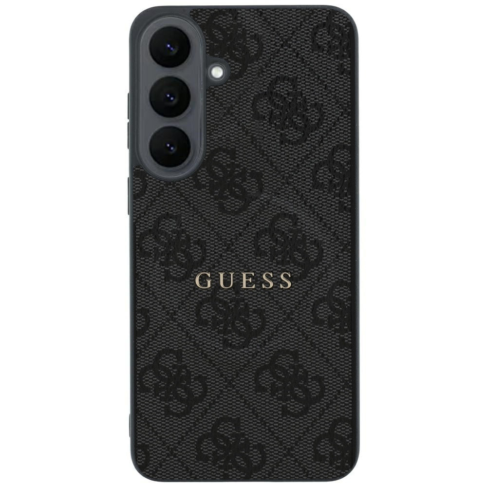 MagSafe-Hülle für Samsung Galaxy S26 FE S741, Guess, 4G Embossed Ring Classic Logo, Schwarz