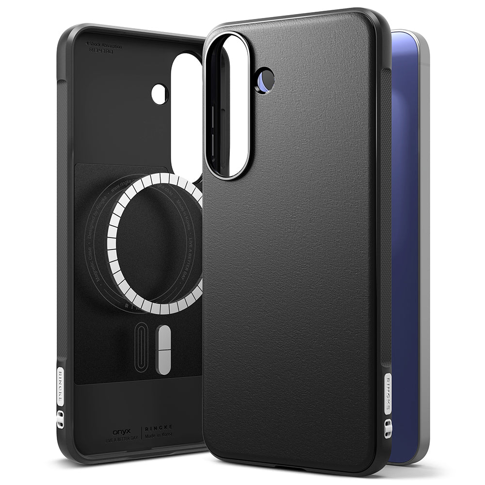 MagSafe-Hülle für Samsung Galaxy S26 FE S741, Ringke, Onyx, Schwarz
