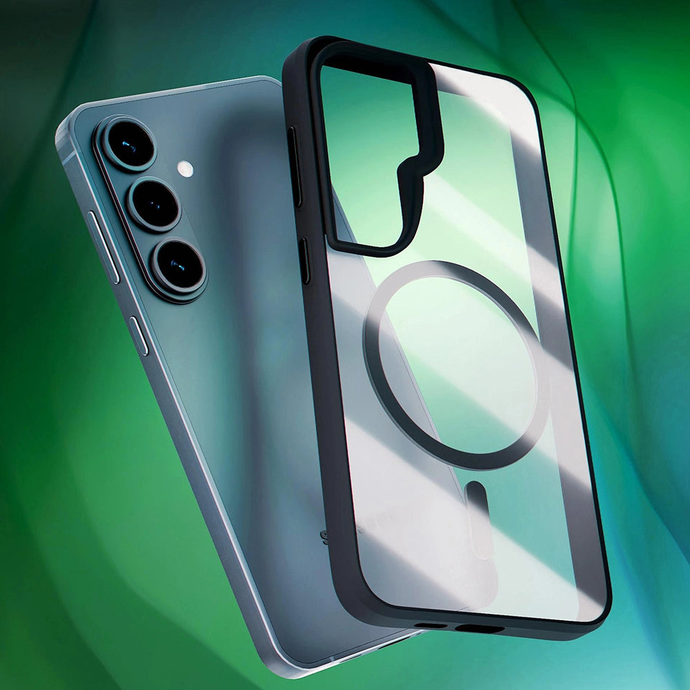 MagSafe Hülle für Samsung Galaxy S26 Plus, 3MK, Satin Armor, Transparent