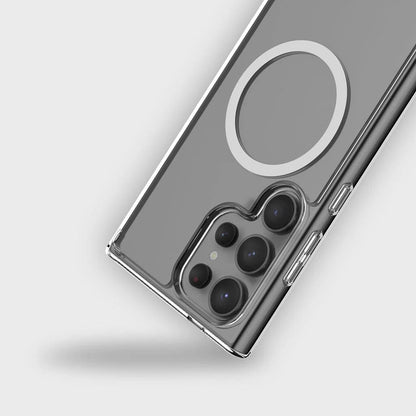 MagSafe Hülle für Samsung Galaxy S26 Plus S947, Blueo, Crystal+ Anti-Drop, Transparent