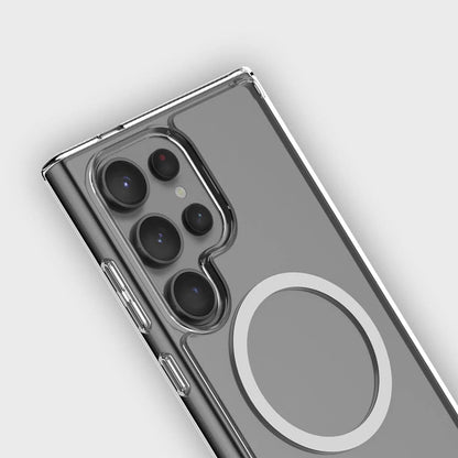 MagSafe Hülle für Samsung Galaxy S26 Plus S947, Blueo, Crystal+ Anti-Drop, Transparent