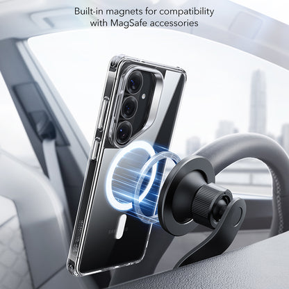 MagSafe Hülle für Samsung Galaxy S26 Plus, ESR, Classic Hybrid Kickstand, Transparent