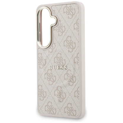 MagSafe-Hülle für Samsung Galaxy S26 Plus S947, Guess, 4G geprägter Ring, Rosa