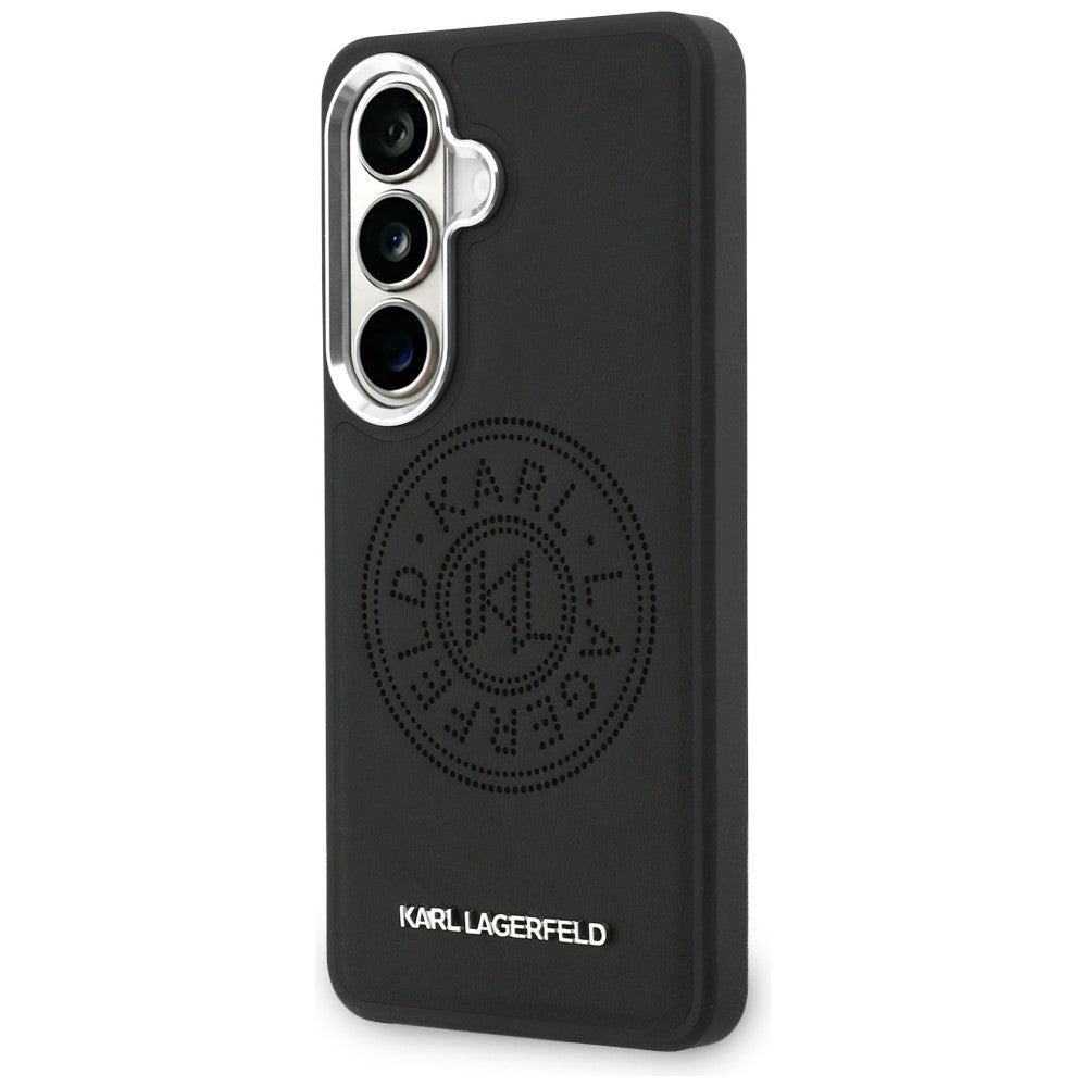 MagSafe-Hülle für Samsung Galaxy S26 Plus S947, Karl Lagerfeld, Karl Round Point Logo, Schwarz