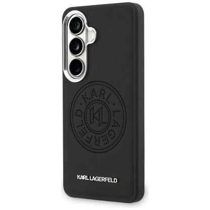 MagSafe-Hülle für Samsung Galaxy S26 Plus S947, Karl Lagerfeld, Karl Round Point Logo, Schwarz