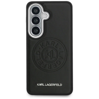 MagSafe-Hülle für Samsung Galaxy S26 Plus S947, Karl Lagerfeld, Karl Round Point Logo, Schwarz