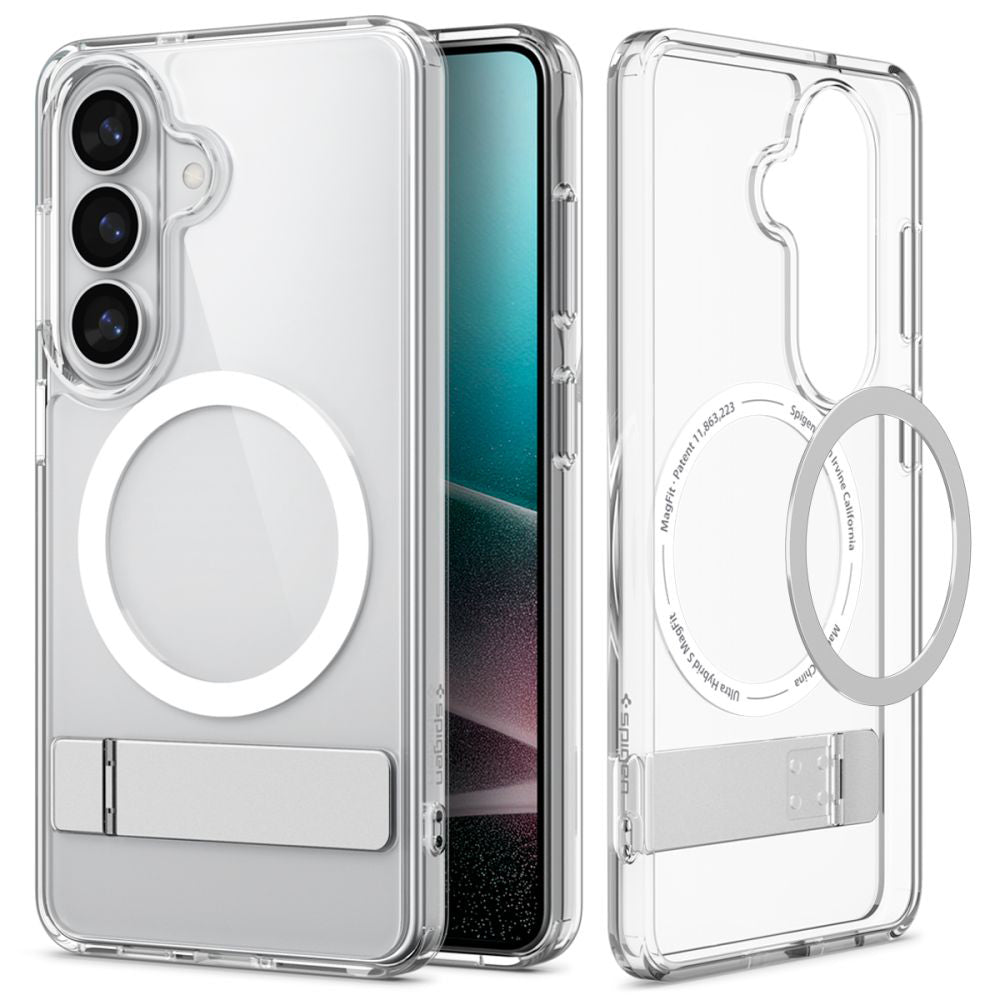 MagSafe Hülle für Samsung Galaxy S26 Plus S947, Spigen, Ultra Hybrid S, Transparent Weiß ACS11050