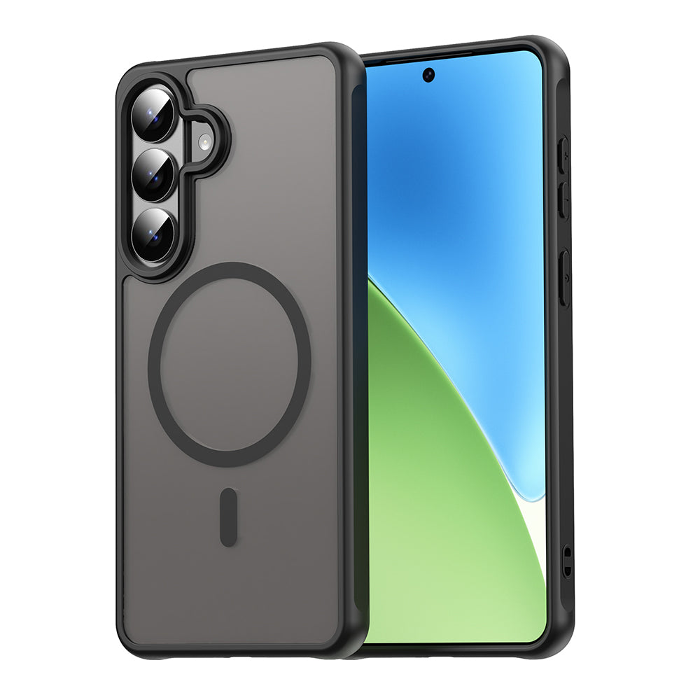 MagSafe Hülle für Samsung Galaxy S26 Plus, Techsuit, HaloFrost II, Schwarz