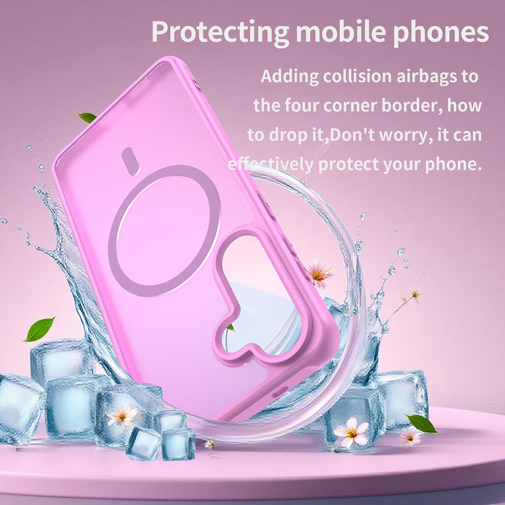 MagSafe Hülle für Samsung Galaxy S26 Plus, Techsuit, HaloFrost II, Rosa