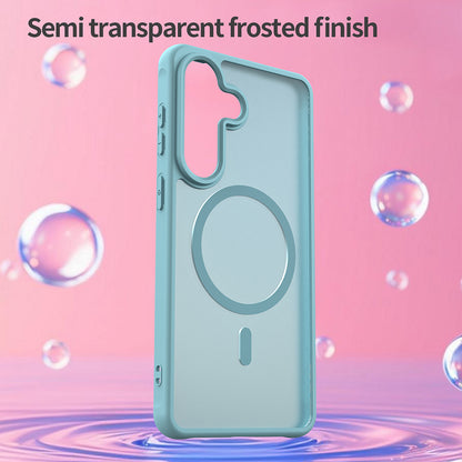 MagSafe Hülle für Samsung Galaxy S26 Plus, Techsuit, HaloFrost II, Hellgrün