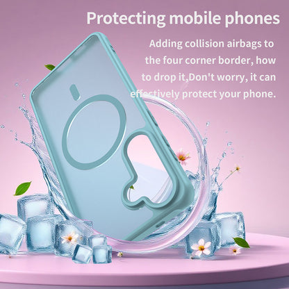 MagSafe Hülle für Samsung Galaxy S26 Plus, Techsuit, HaloFrost II, Hellgrün