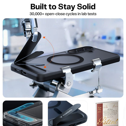 MagSafe Hülle für Samsung Galaxy S26 Plus, Torras, Pstand, Schwarz