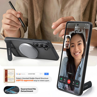 MagSafe Hülle für Samsung Galaxy S26 Plus, Torras, Pstand, Schwarz