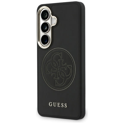 MagSafe Case for Samsung Galaxy S26 S942, Guess, Perforated Logo, Black