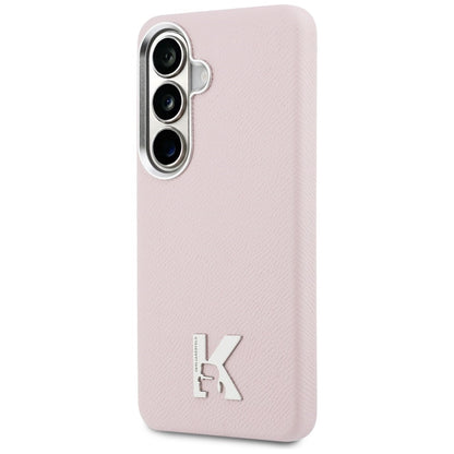 MagSafe Hülle für Samsung Galaxy S26 S942, Karl Lagerfeld, Karl Head Logo, Rosa