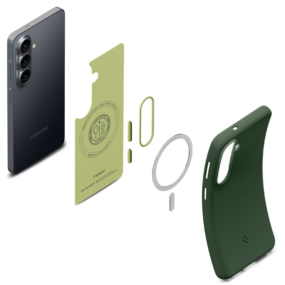 MagSafe Hülle für Samsung Galaxy S26 S942, Spigen, Caseology Nano Pop, Grün ACS11067