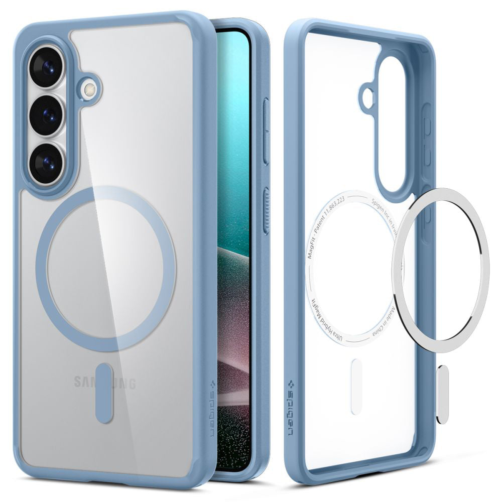 MagSafe Hülle für Samsung Galaxy S26 S942, Spigen, Ultra Hybrid, Blau ACS11219
