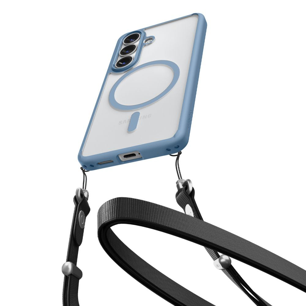 MagSafe Hülle für Samsung Galaxy S26 S942, Spigen, Ultra Hybrid, Blau ACS11219